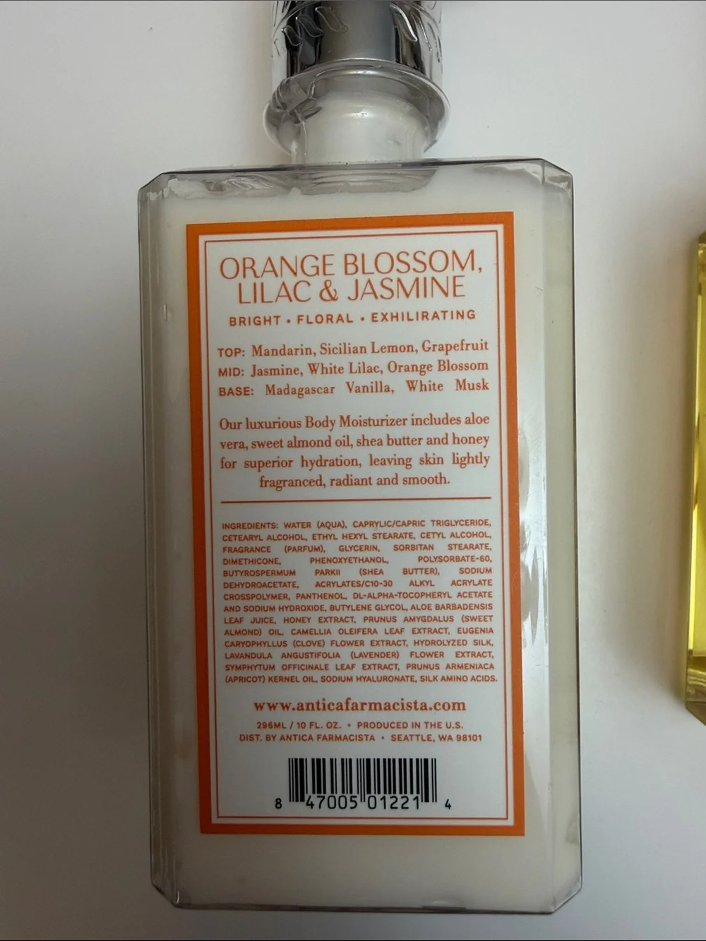 Antica Farmacista Orange Blossom Lilac & Jasmine Hand and Body Wash - Orange